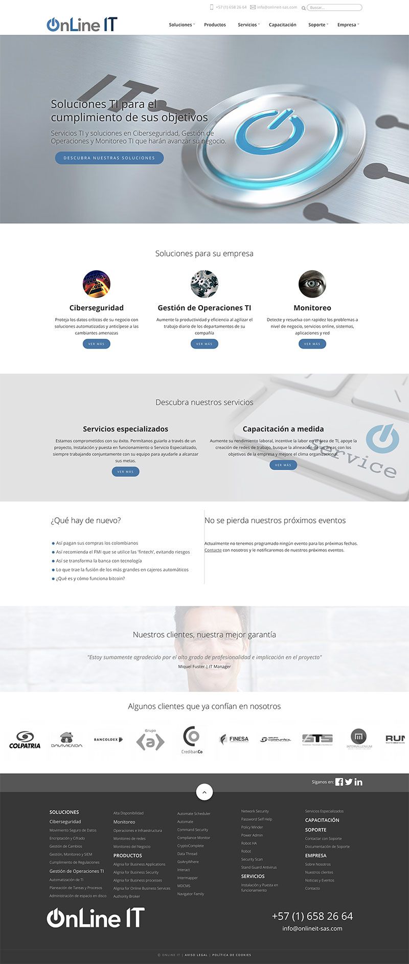 Diseño Web y SEO para Online IT